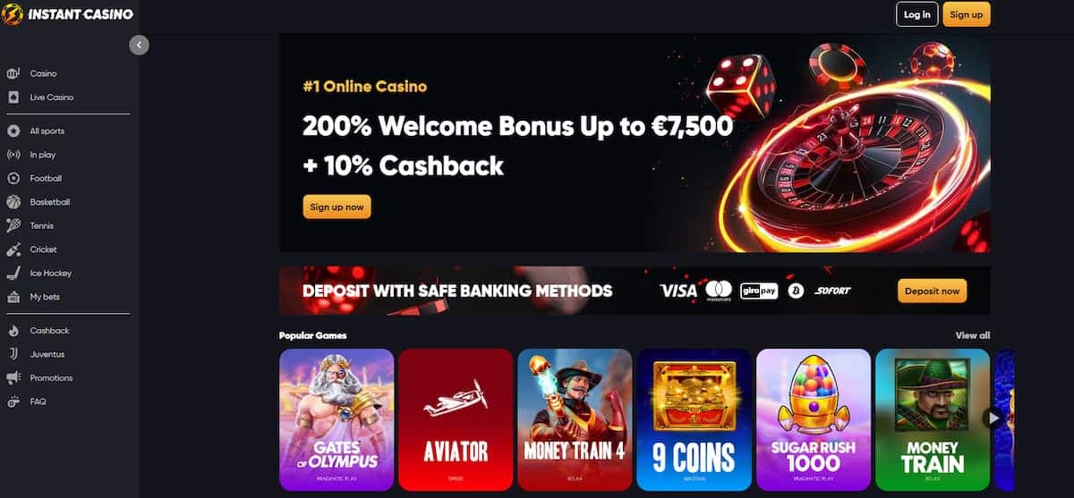 Instant Casino - Voor de efficiënte all-rounder